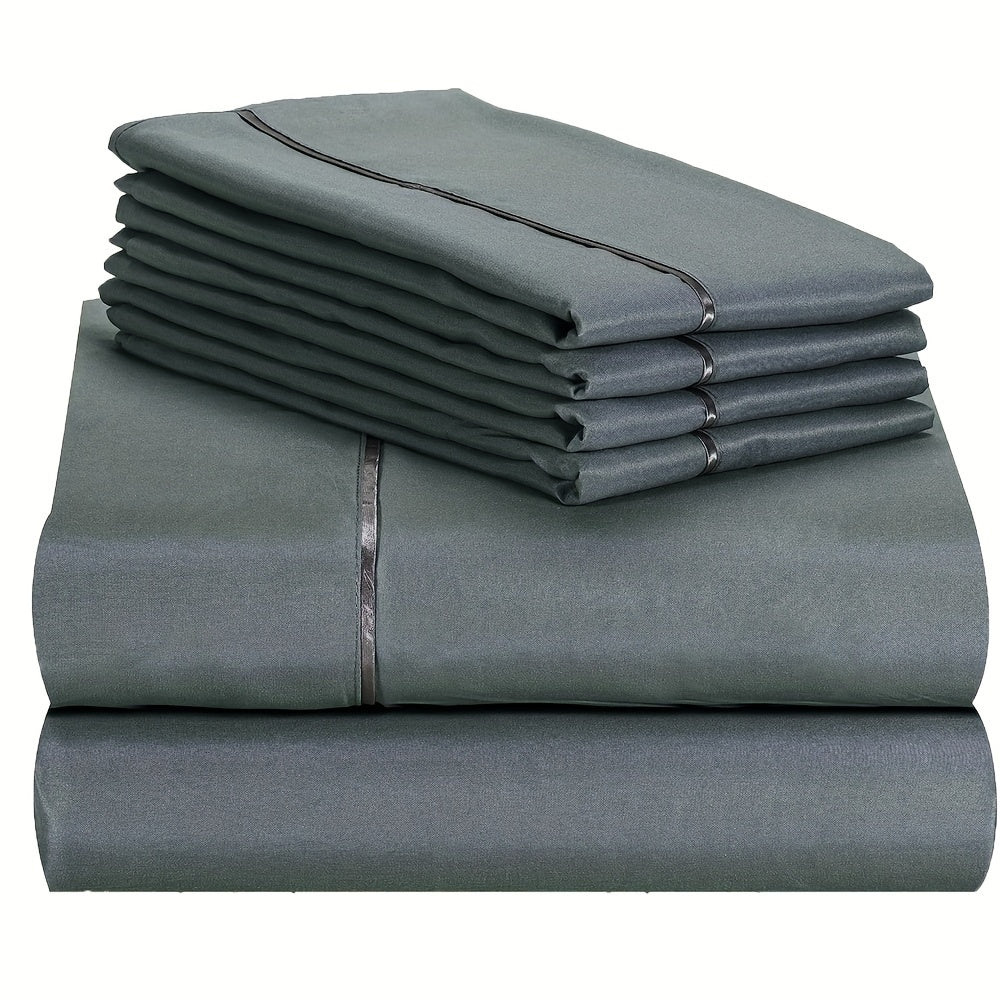 4/6pcs Luxury Cool Fitted Sheet Set - ATSProducts
