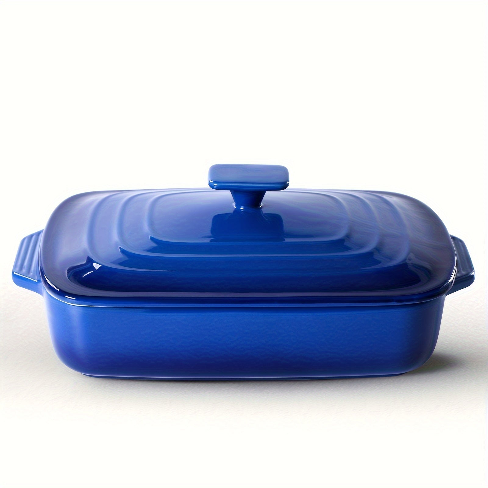 4Qt Large Ceramic Casserole Dish With Lid - ATSProducts