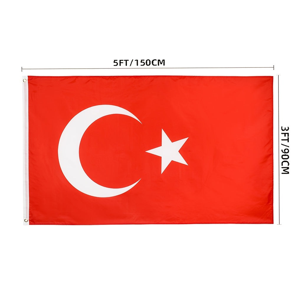 90*150cm/3x5fts Turkish National Flag - ATSProducts