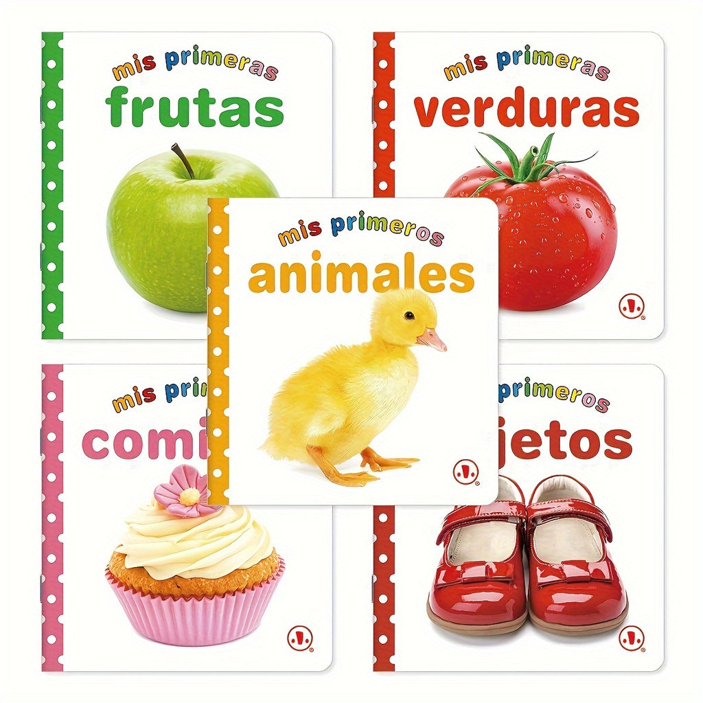 TeenyBaby Set Of 10 Spanish Children's Encyclopedia Reading Books - ATSProducts