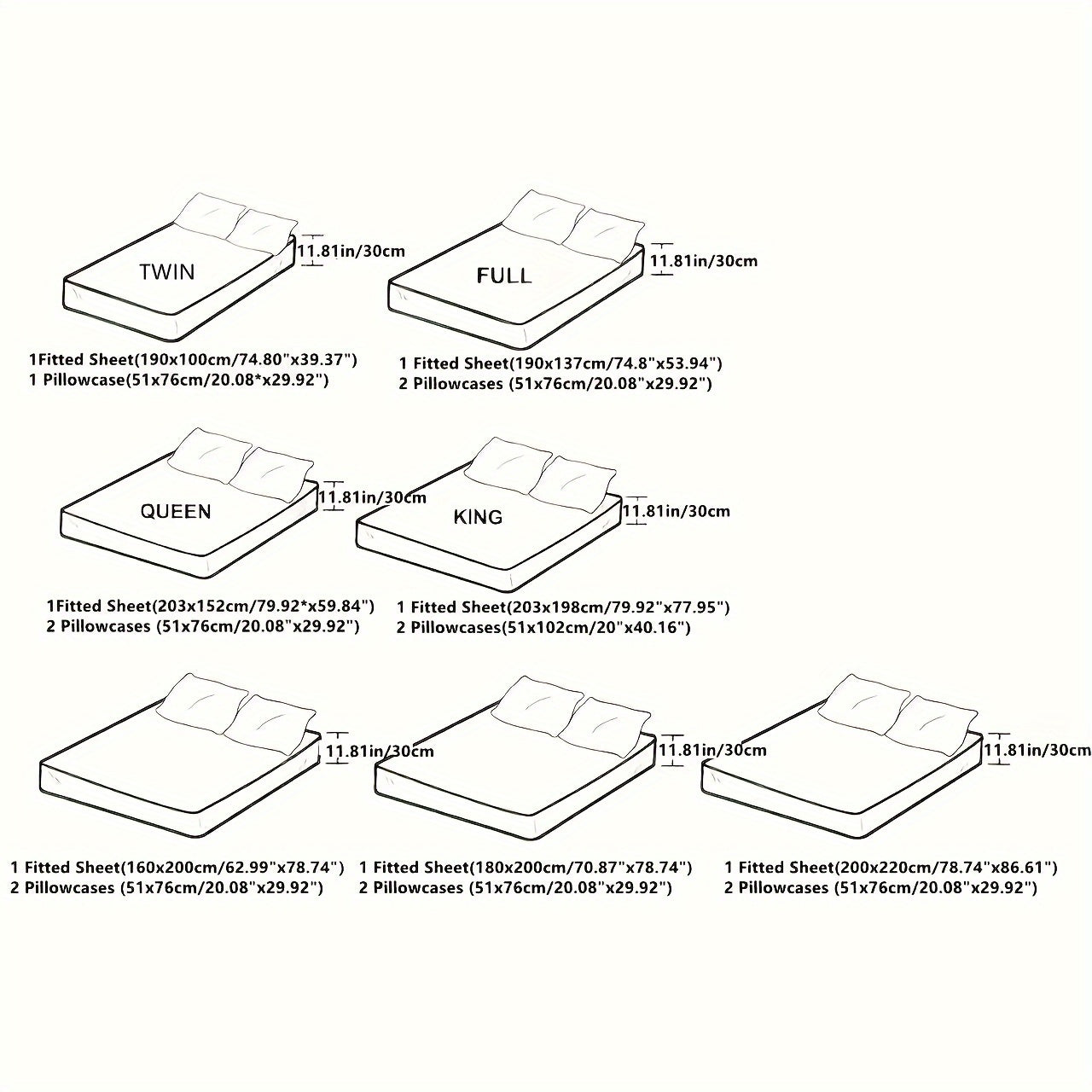 2/3pcs of satin solid color fitted sheet set - ATSProducts