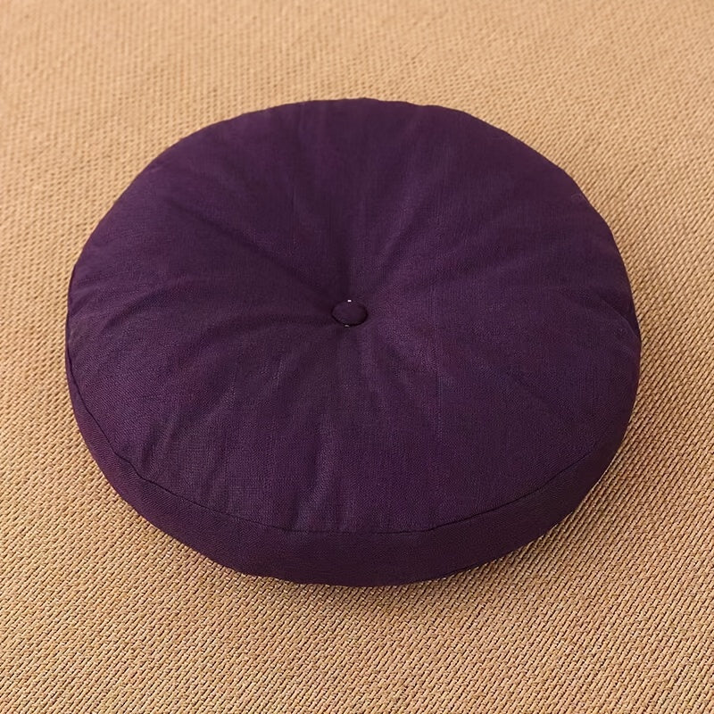 1pc, Linen Floor Cushion Japanese Style Tufted Tatami - ATSProducts