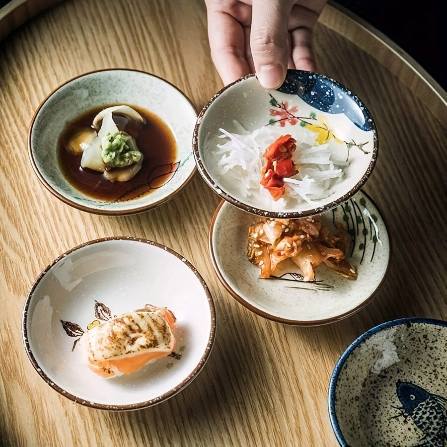 Set of 6 Japanese Ceramic Saucers - ATSProducts