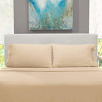 3/4pcs Beige Synthetic Fiber Sheet Set - ATSProducts