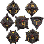 Sharp Metal Meteor Dice Set - ATSProducts