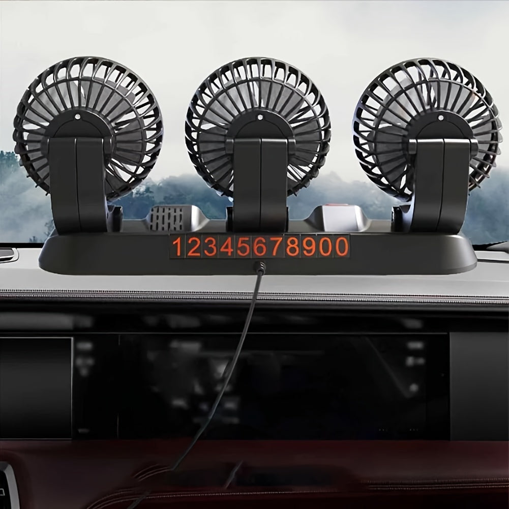 USB-Powered 3-in-1 Car Fan - ATSProducts
