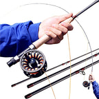 Sougayilang Fly Fishing Rod Reel Set Fly Fishing Pole with Reel Combo Fly Tackle - ATSProducts