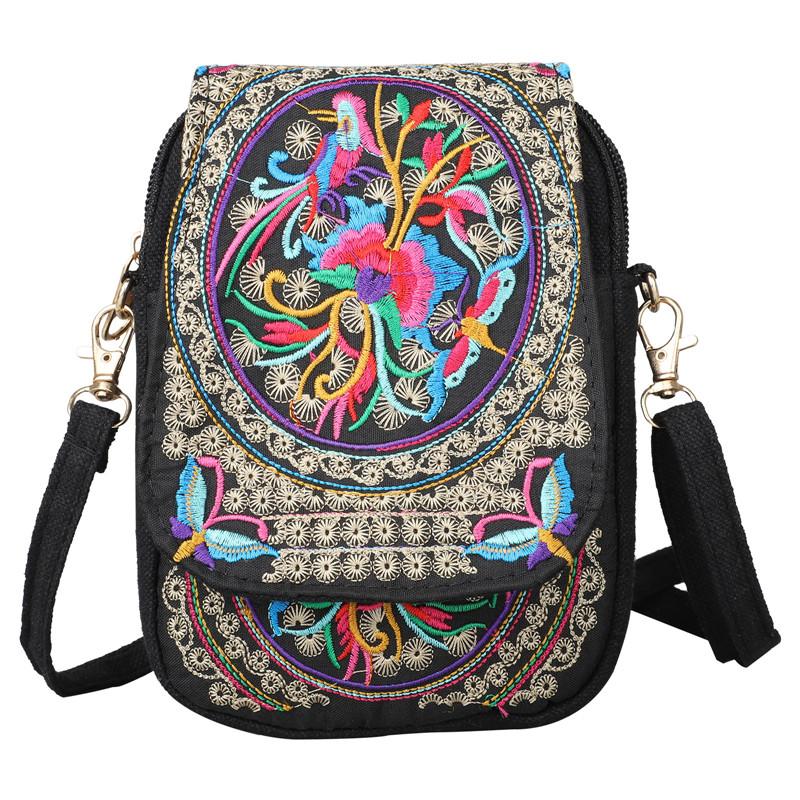 Women's Lightweight Embroidered Crossbody Bag - ATSProducts
