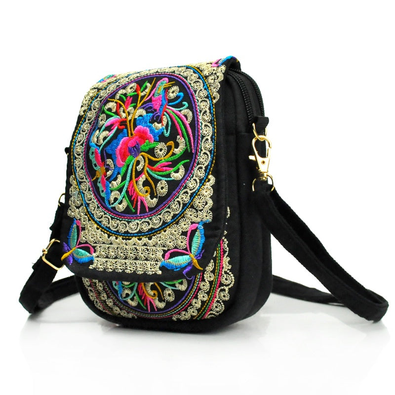 Women's Lightweight Embroidered Crossbody Bag - ATSProducts