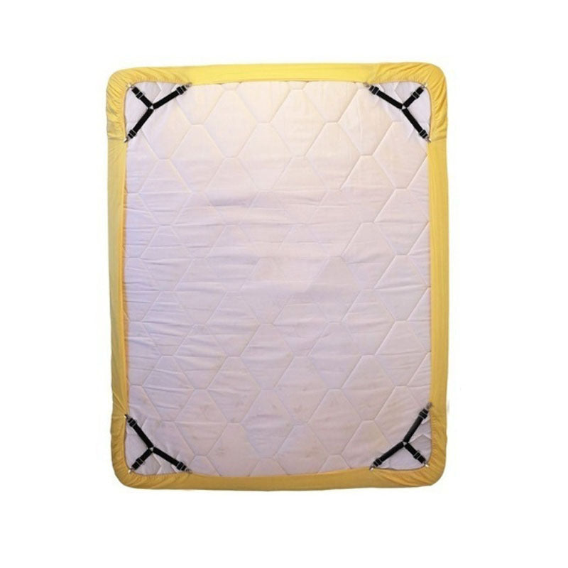 4pcs Invisible Safety Straps Adjustable Metal Clip Elastic Straps for Sofa Cushions and Bedding - ATSProducts