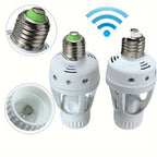 1pc Motion Sensor Light Bulb Holder With E27 Socket - ATSProducts