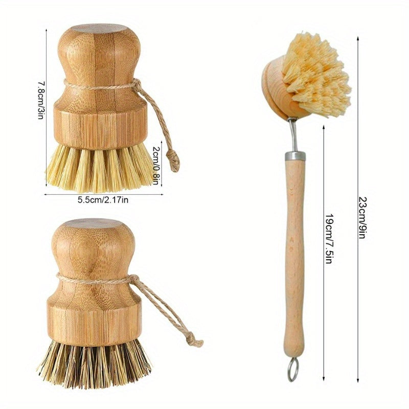 Bamboo Kitchen Cleaning Brush - ATSProducts