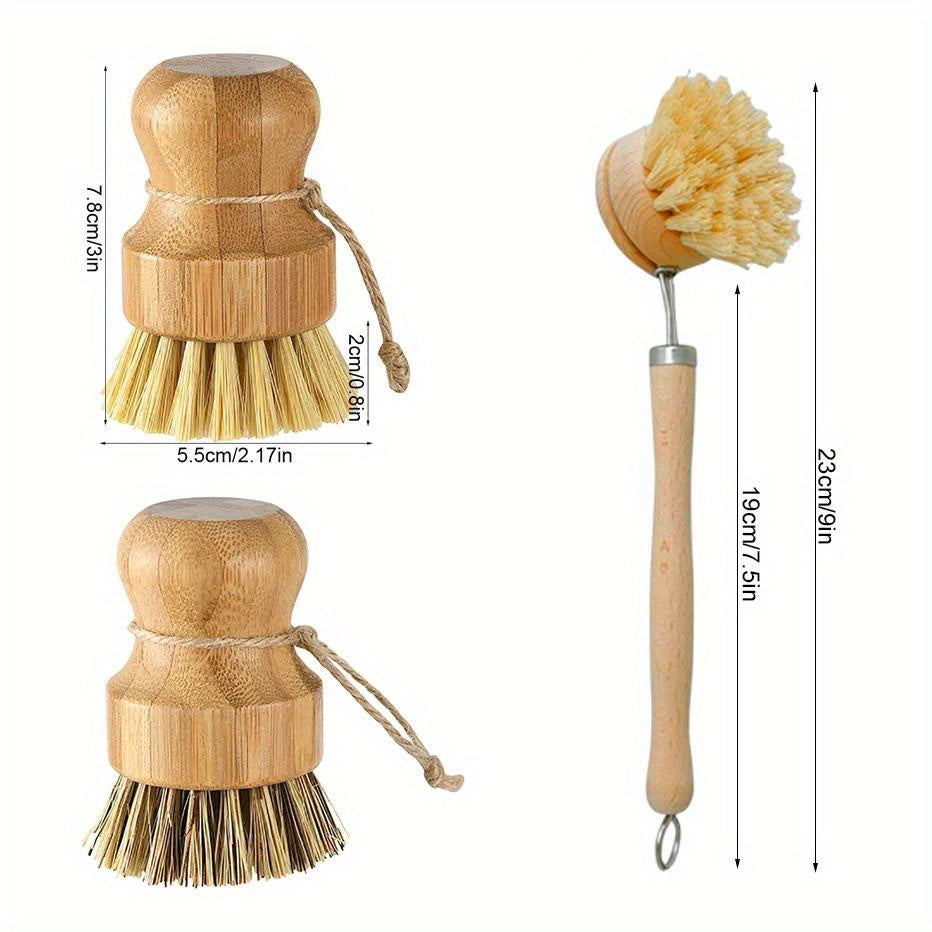 Bamboo Kitchen Cleaning Brush - ATSProducts