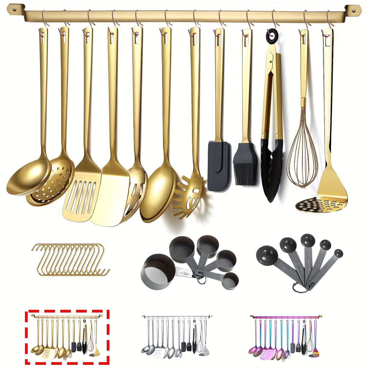37 Pcs Stainless Steel Cookware Set - ATSProducts
