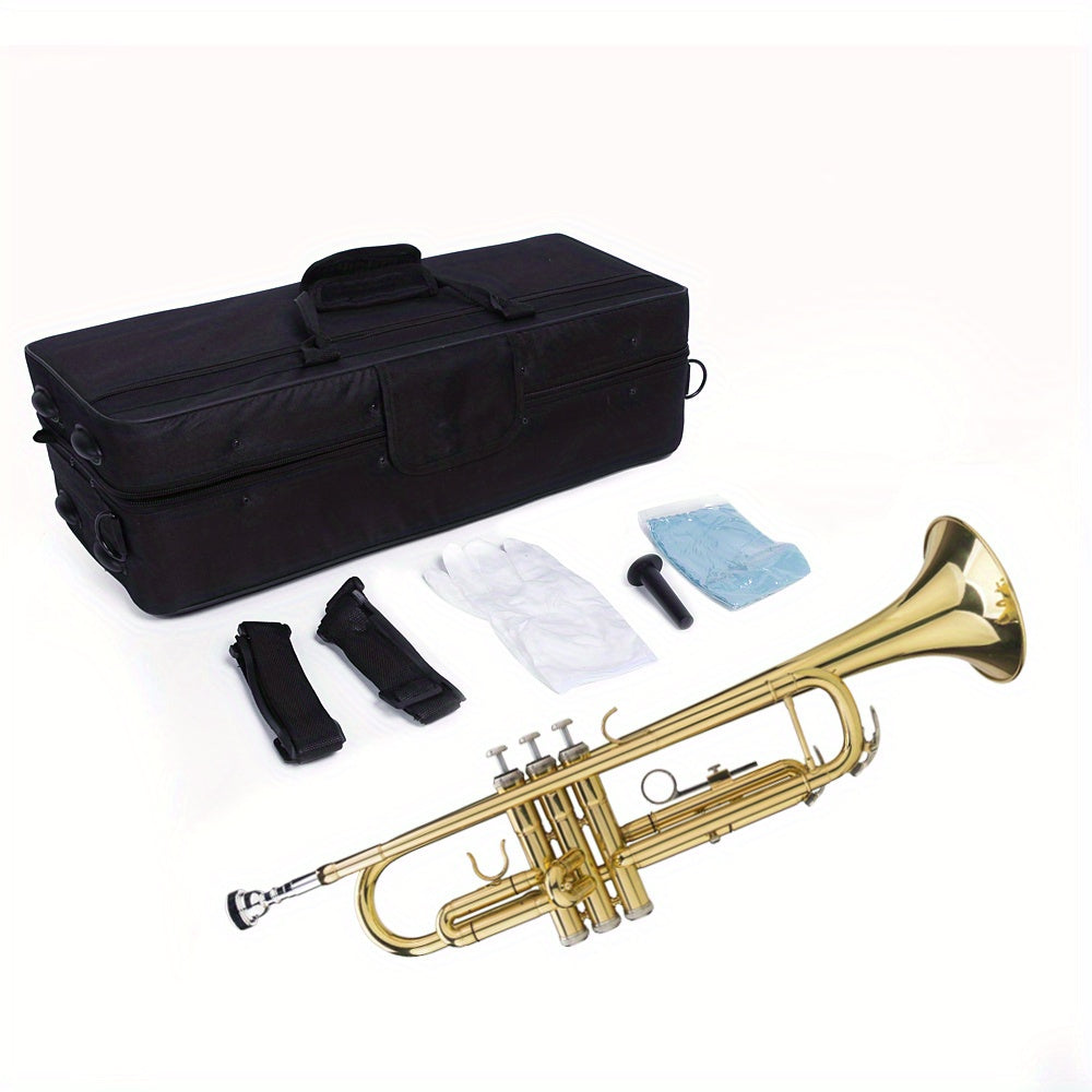 Professional Golden Brass Bb Trumpet - ATSProducts