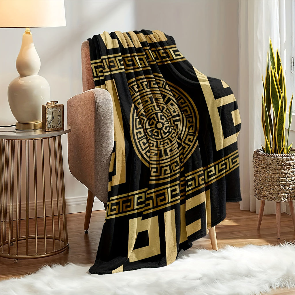 Glam Style Digital Print Throw Blanket Hypoallergenic - ATSProducts