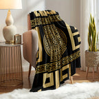 Glam Style Digital Print Throw Blanket Hypoallergenic - ATSProducts