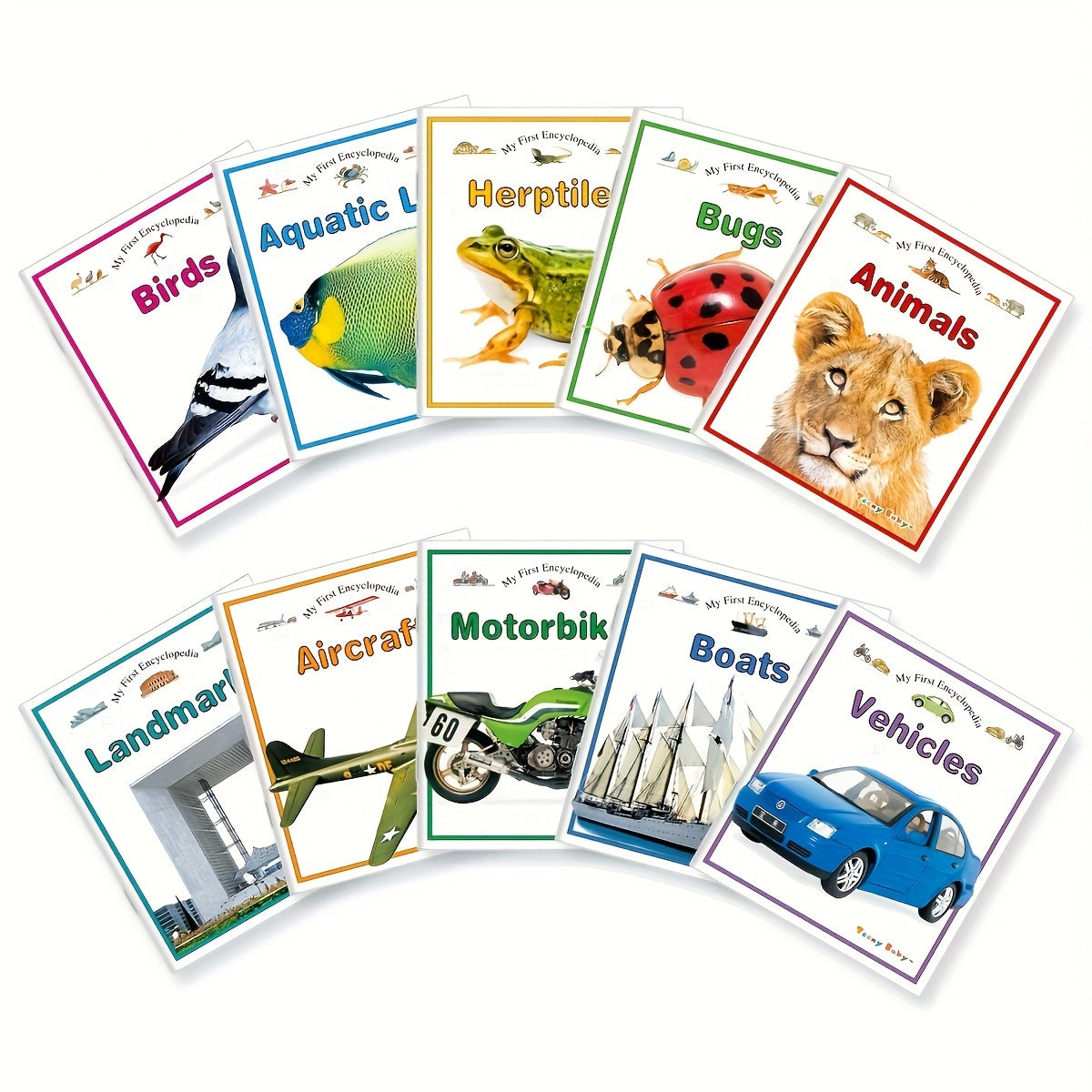Set Of 10 My Encyclopedia Series Children's Educational Assistance Books - ATSProducts