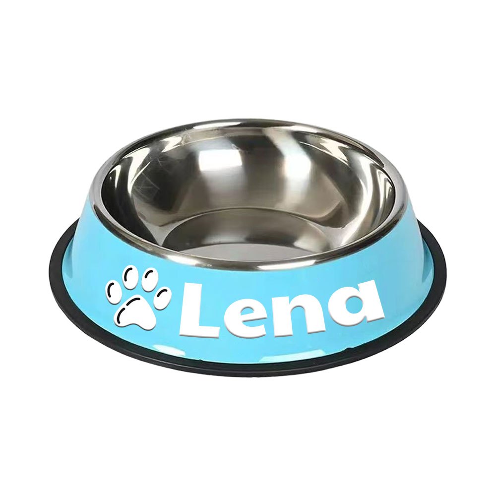 1pc Personalized Stainless Steel Dog Bowls - ATSProducts