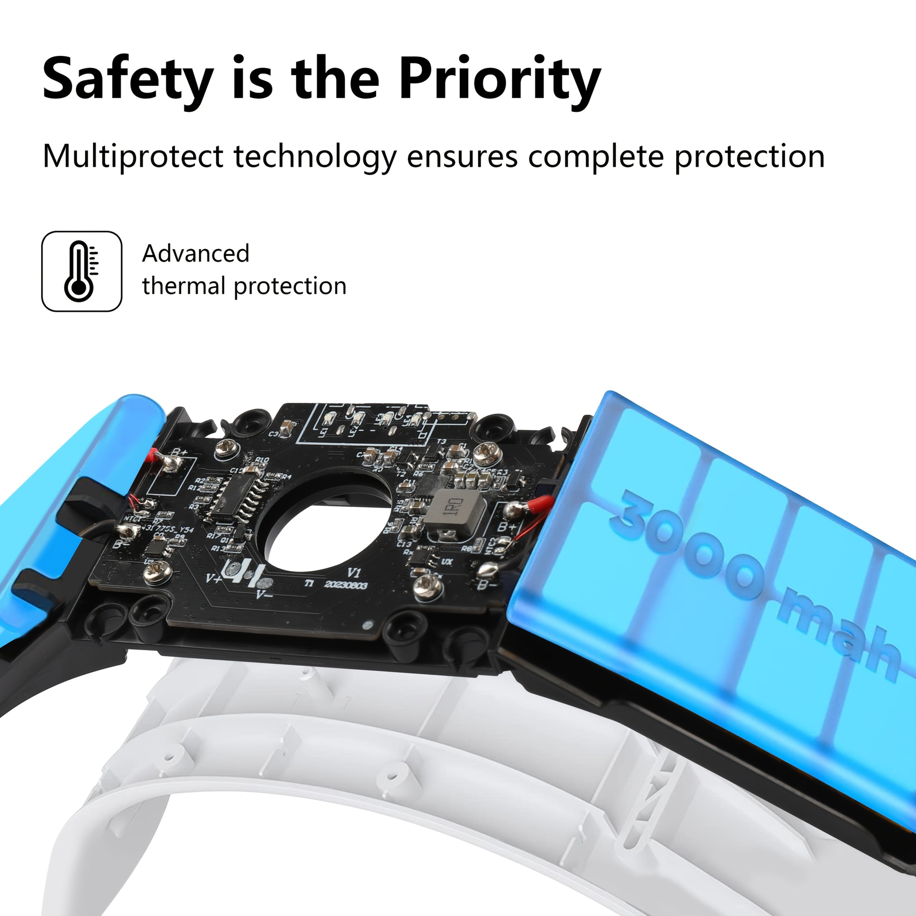 Altson Oculus Quest 3 Ergonomic Head Strap with 6000mAh Battery - ATSProducts