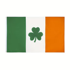 0*150cm 3x5fts Ireland Irish Shamrock Flag - ATSProducts