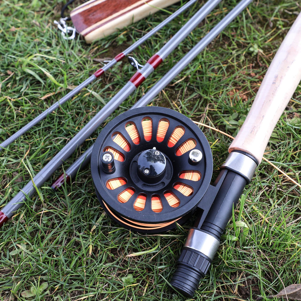 Sougayilang Fly Fishing Rod Reel Set Fly Fishing Pole with Reel Combo Fly Tackle - ATSProducts