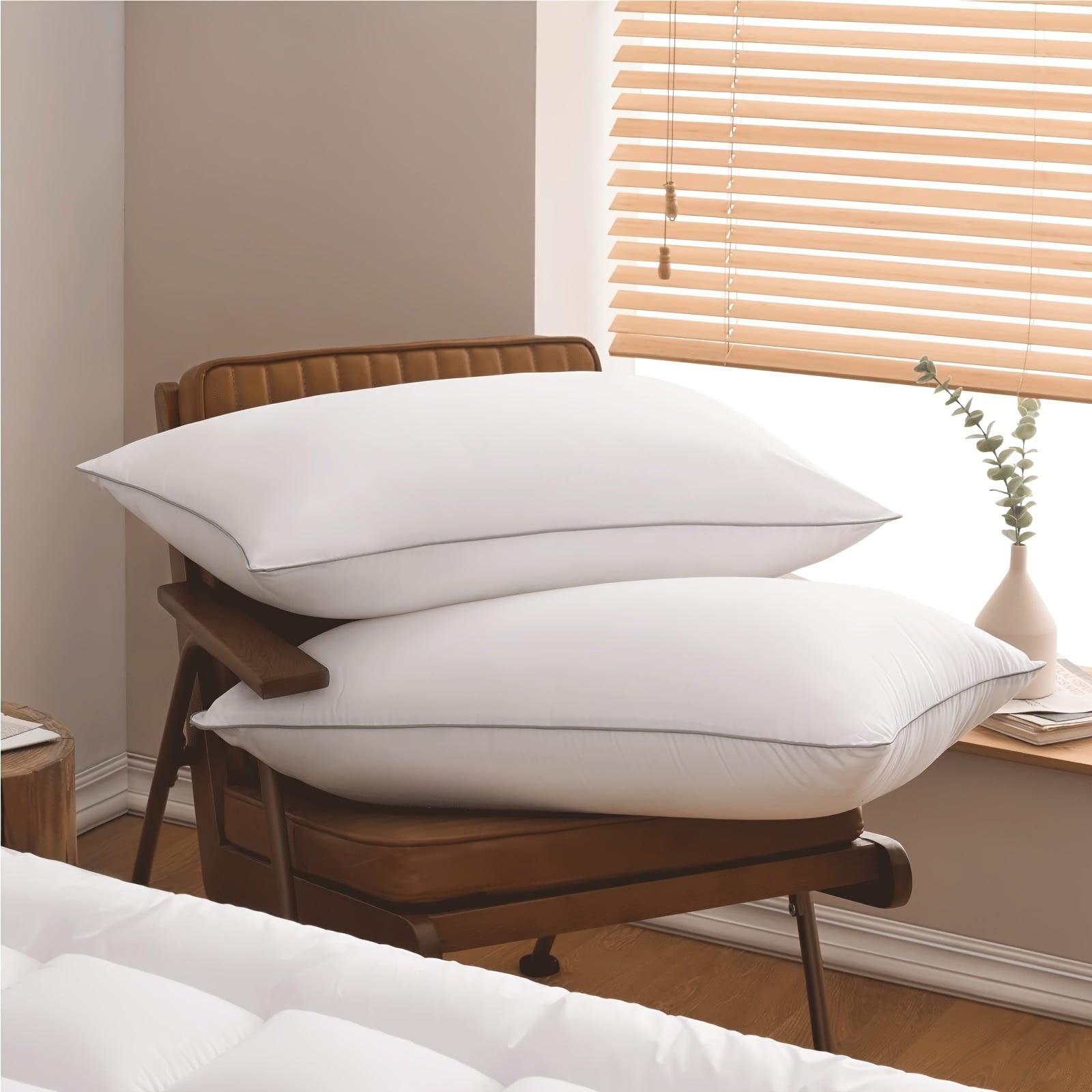 Hoomqing Queen Size Bed Pillows Set of 2/4 - ATSProducts