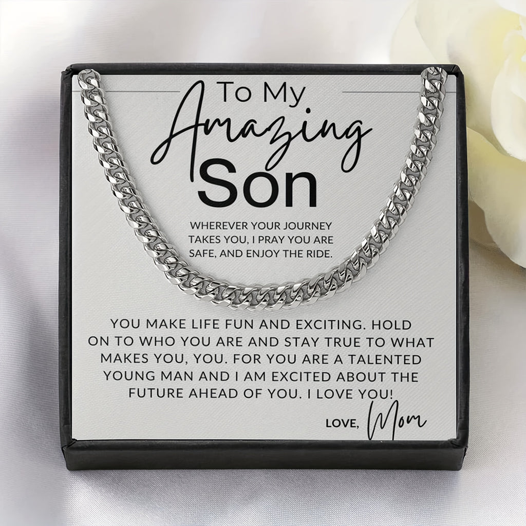 Personalized Stainless Steel Cuban Chain Necklace - ATSProducts