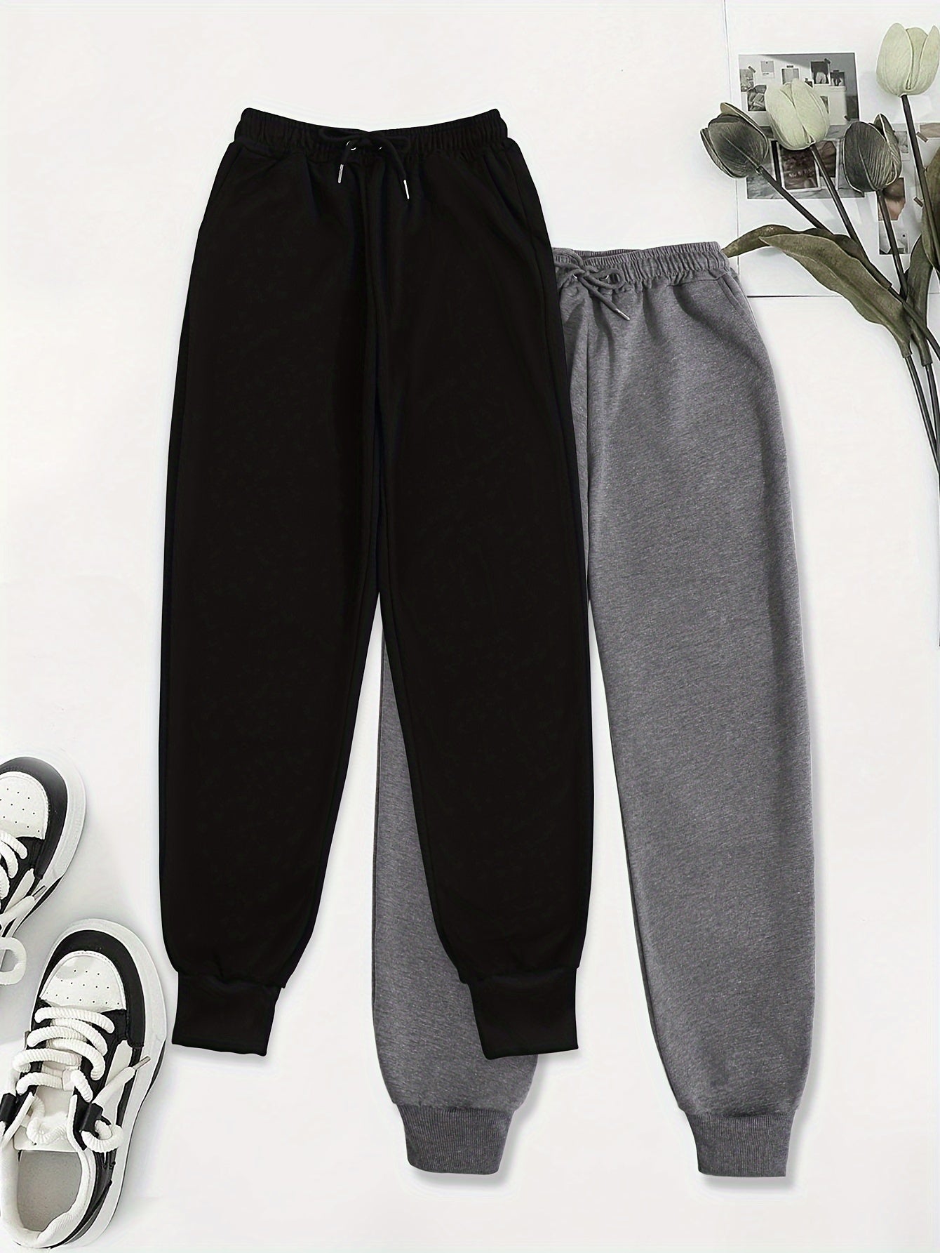 2pc Jogging Pants With Drawstring - ATSProducts