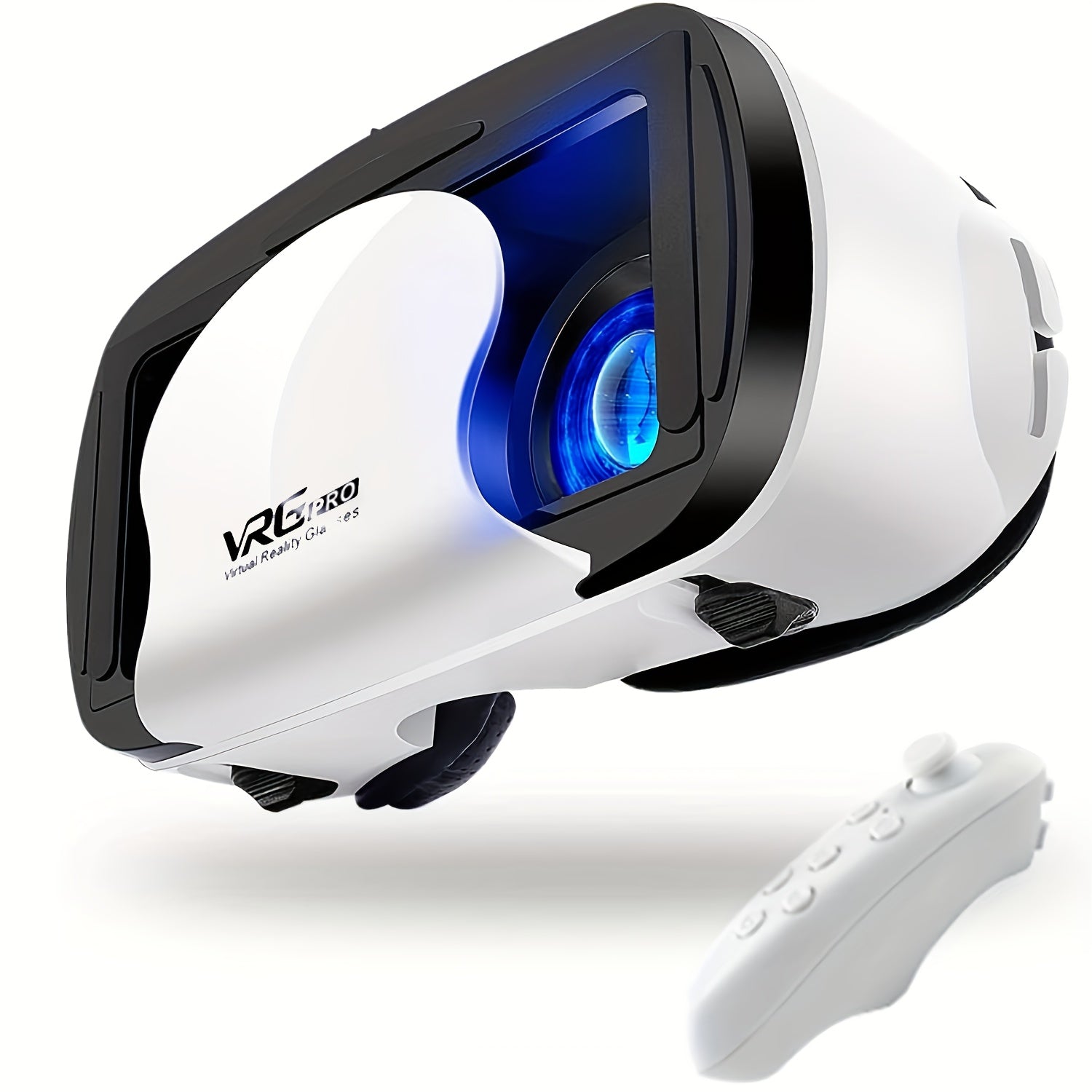 2pcs Adjustable 3D VR Headset With Controller - ATSProducts