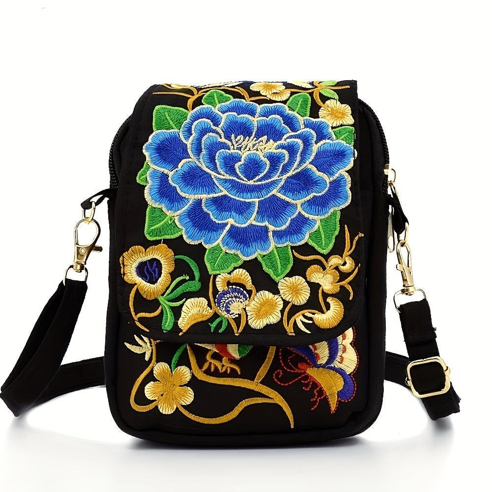 Women's Lightweight Embroidered Crossbody Bag - ATSProducts
