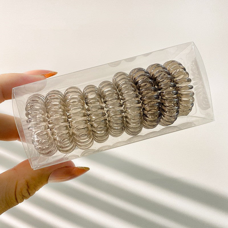 9Pc Coil Ponytail Holders - ATSProducts