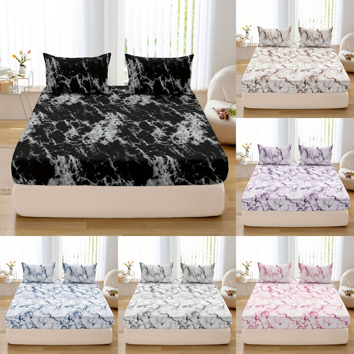 3-Piece Fitted Sheet Set - ATSProducts