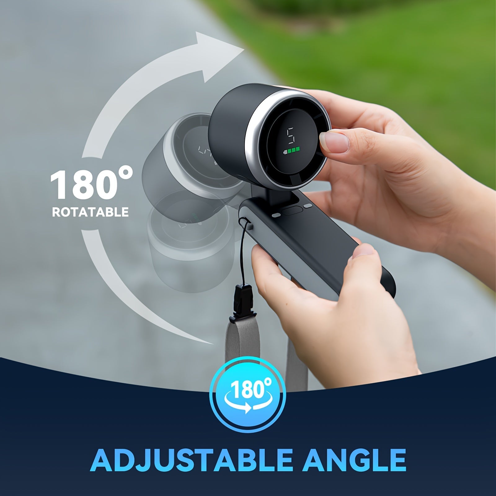 12-Hour Turbo Handheld Fan - ATSProducts