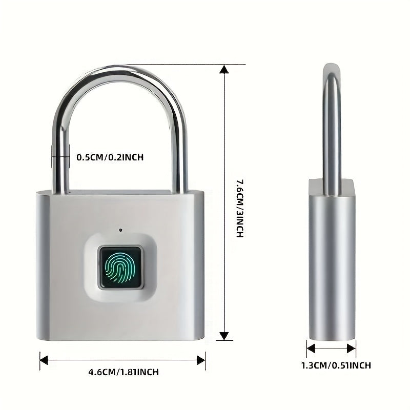 1pc Advanced Biometric Smart Padlock - ATSProducts