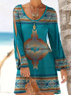 Ethnic Aztec Print Tunic - ATSProducts