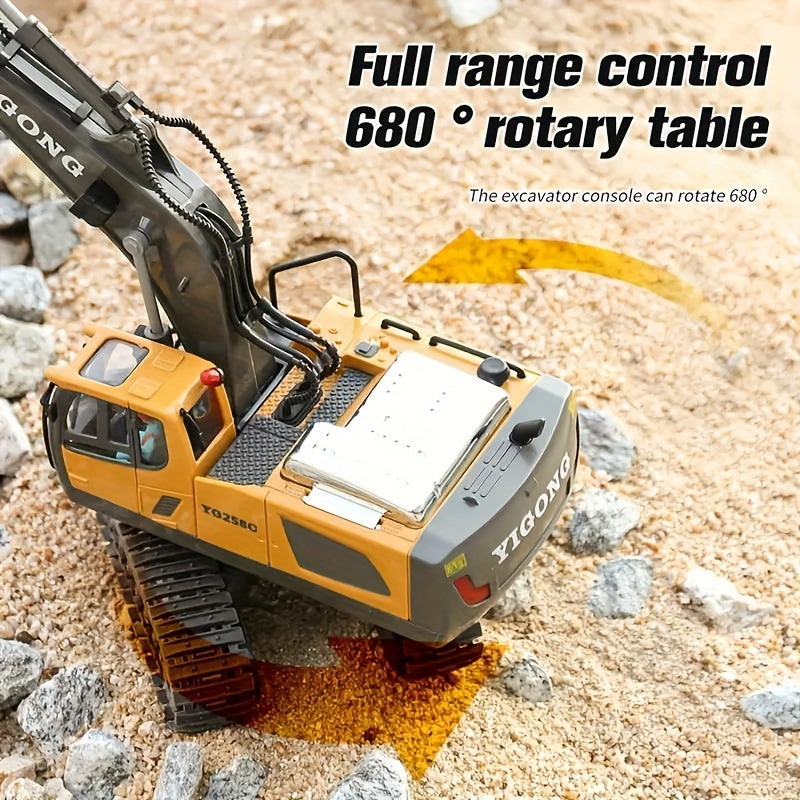 11-Channel Remote Control Alloy Excavator - ATSProducts