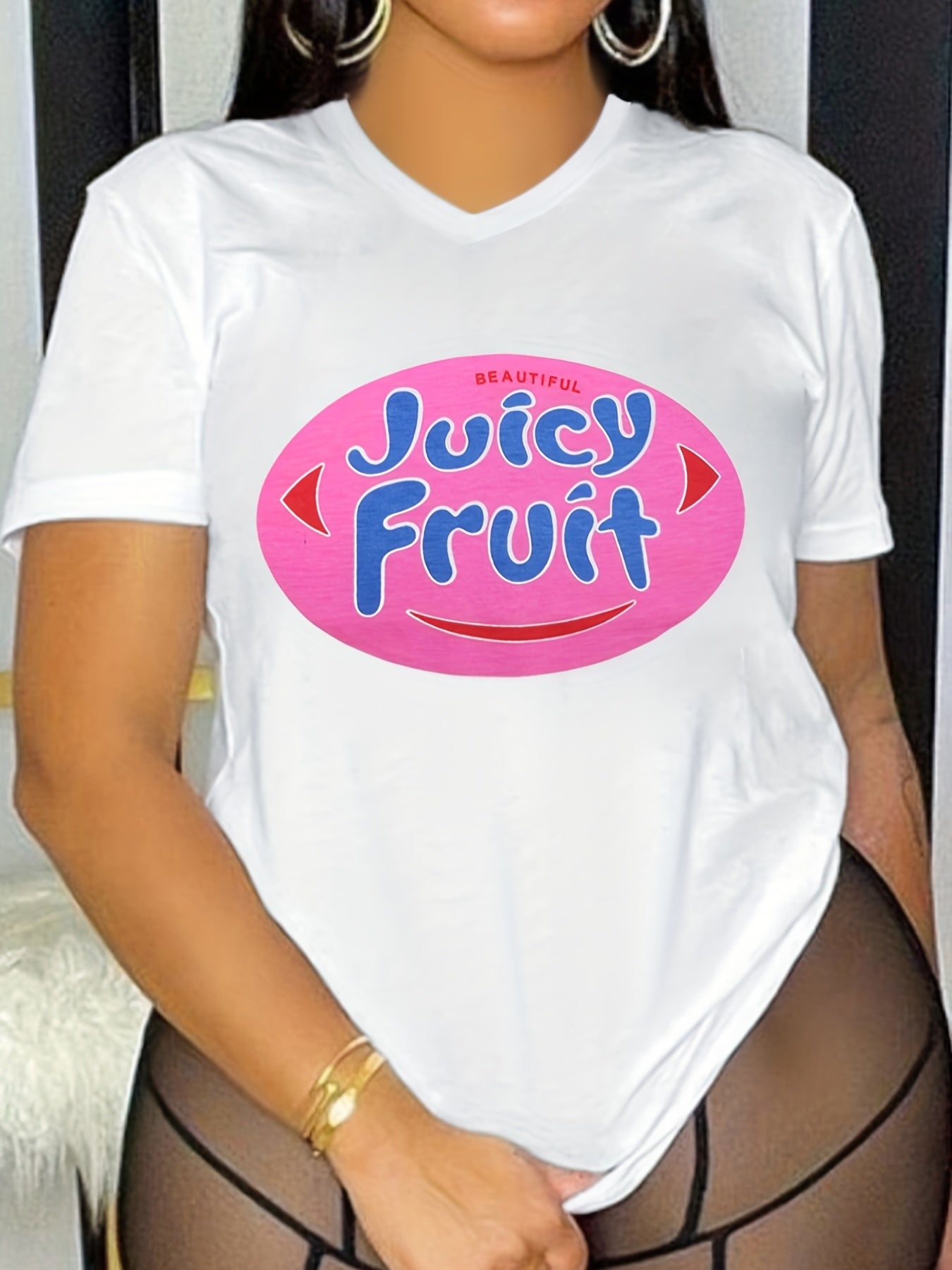 Beautiful Juicy Fruit Crew Neck T-Shirt - ATSProducts