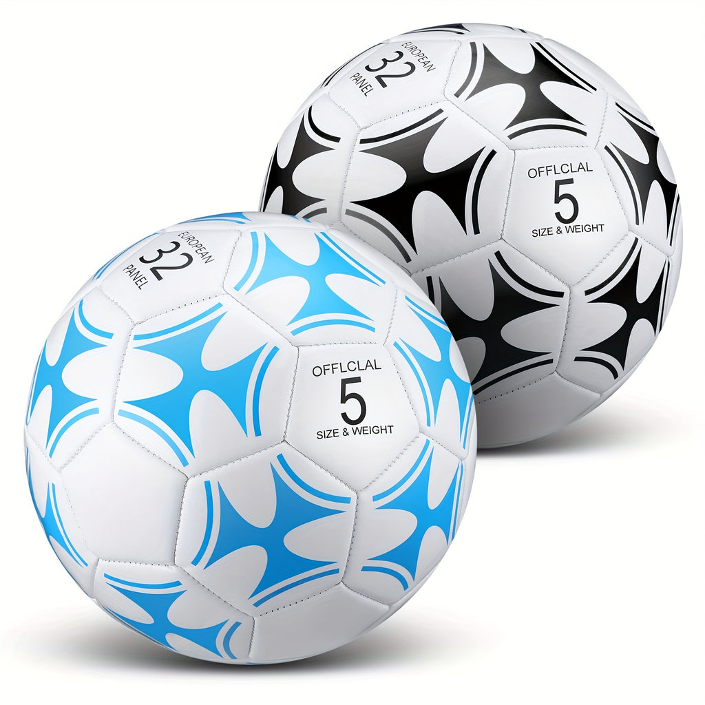 Outus 2 Pcs Soccer Balls with Pump - ATSProducts