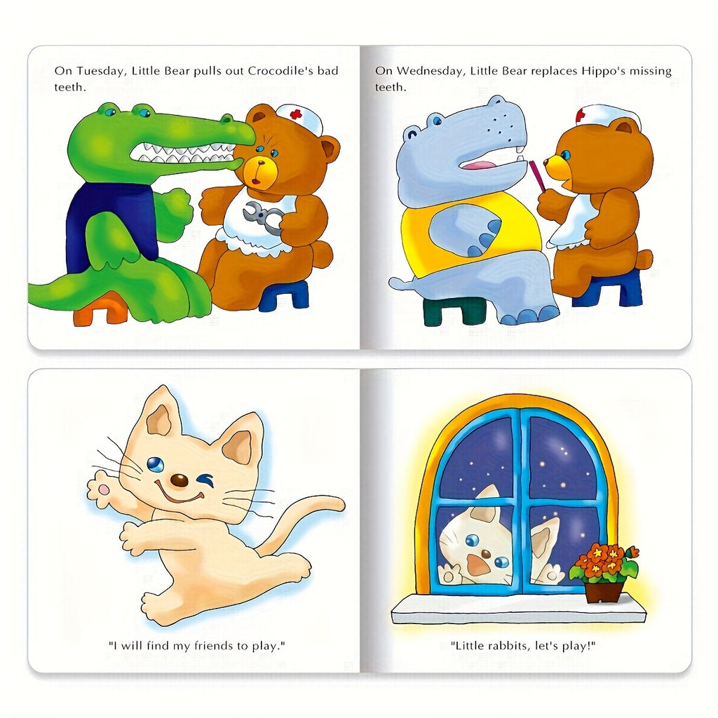 TeenyBaby Set of 10 English Cognitive Education Fairy Tale Books - ATSProducts