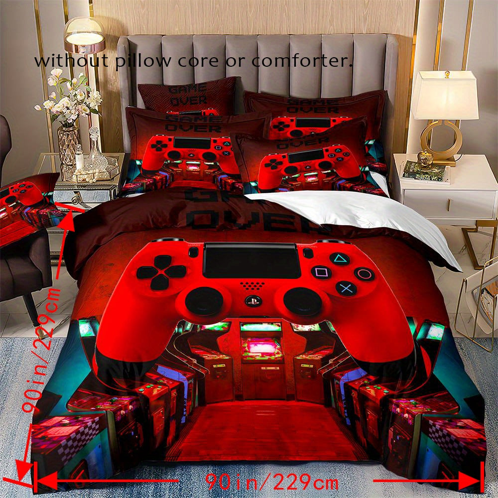 3pcs Gamepad Print Duvet Cover Set - ATSProducts