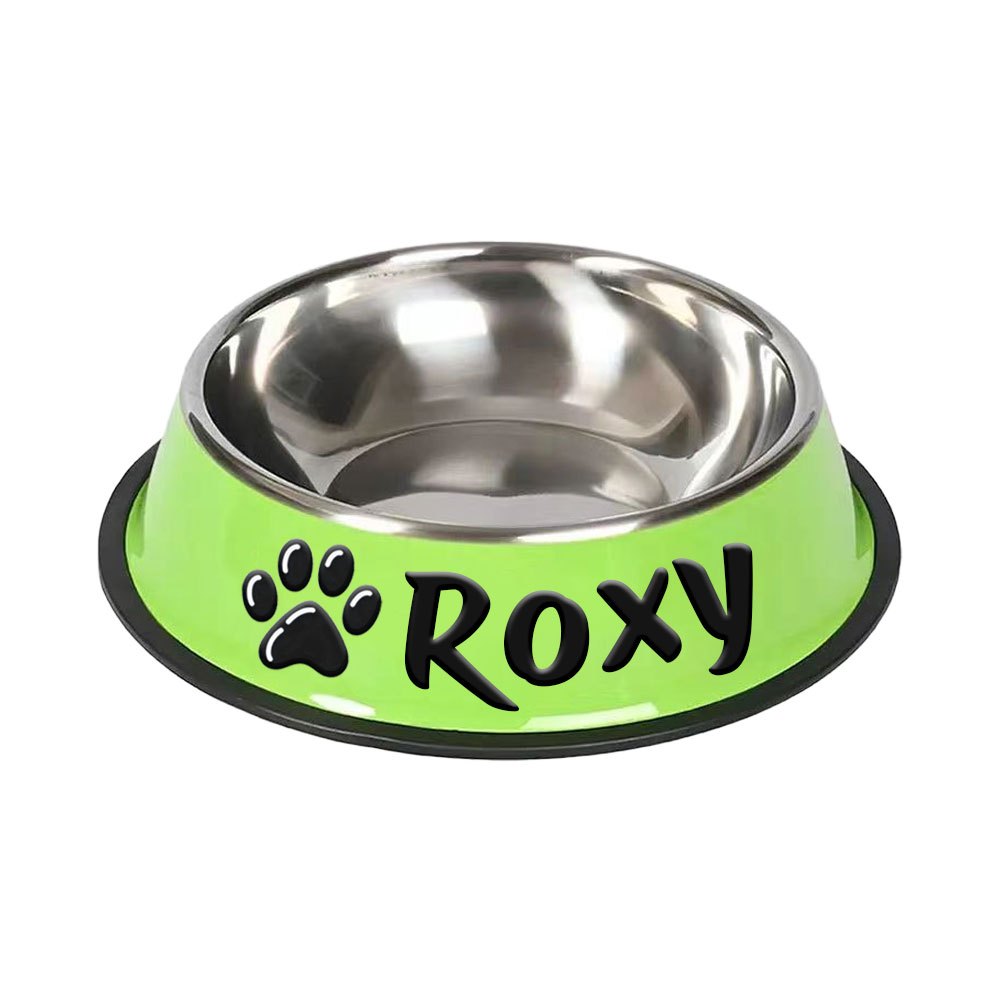 1pc Personalized Stainless Steel Dog Bowls - ATSProducts
