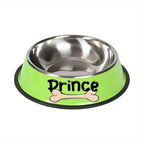 1pc Personalized Stainless Steel Dog Bowls - ATSProducts