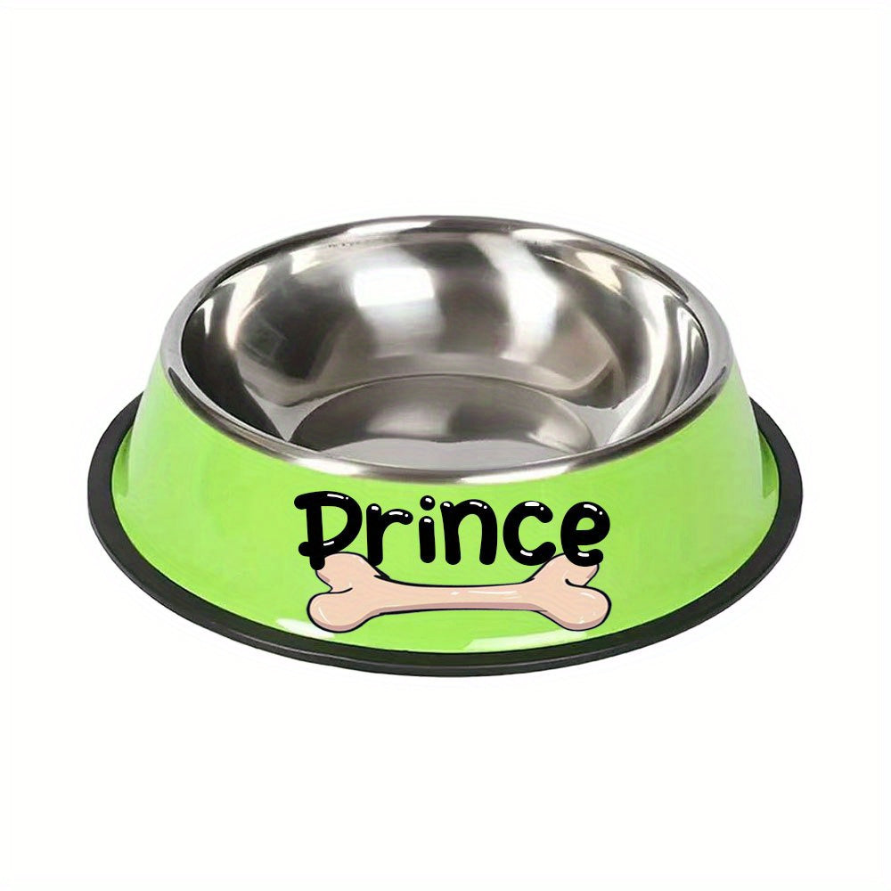 1pc Personalized Stainless Steel Dog Bowls - ATSProducts
