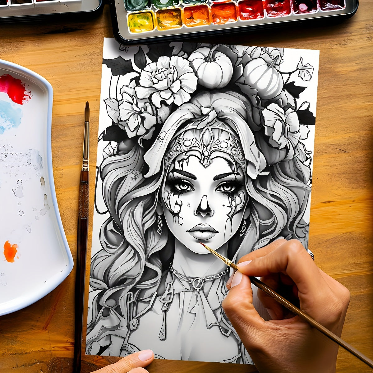 2pcs, Goth Girl Coloring Books - ATSProducts