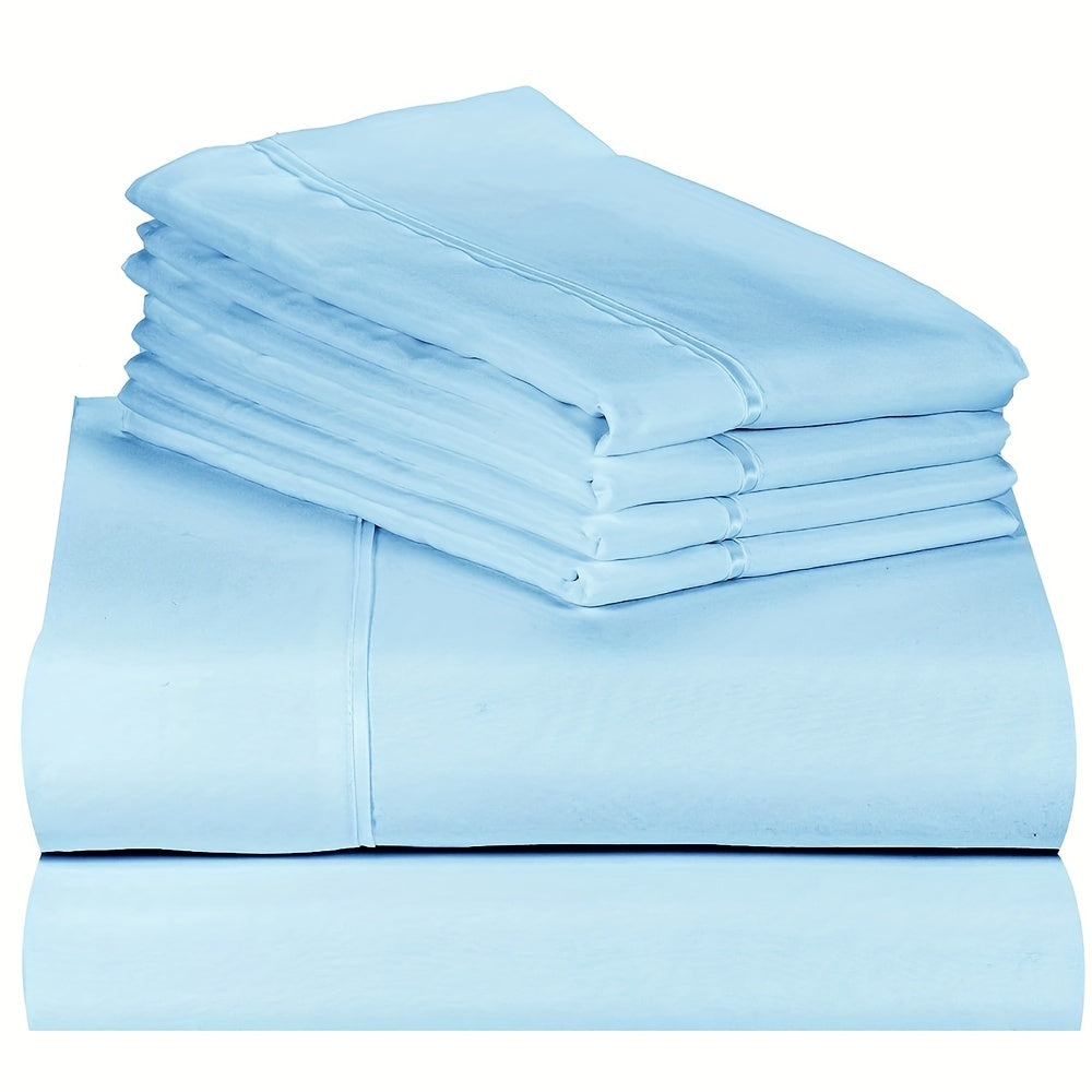 4/6pcs Luxury Cool Fitted Sheet Set - ATSProducts