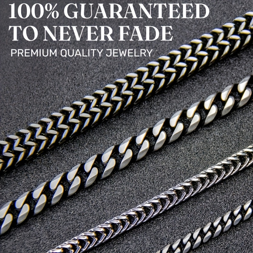 Personalized Stainless Steel Cuban Chain Necklace - ATSProducts