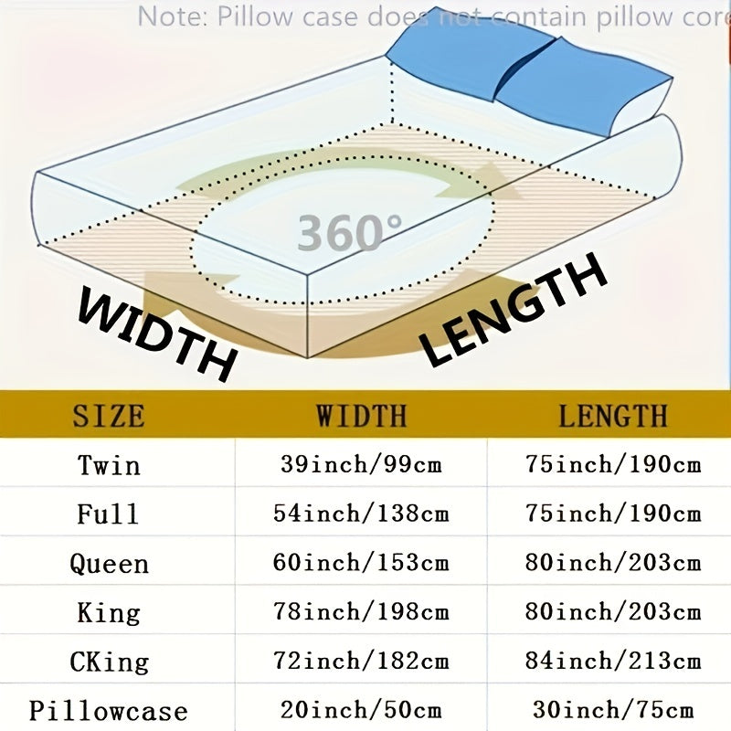 3pcs Fitted Sheet Set - ATSProducts