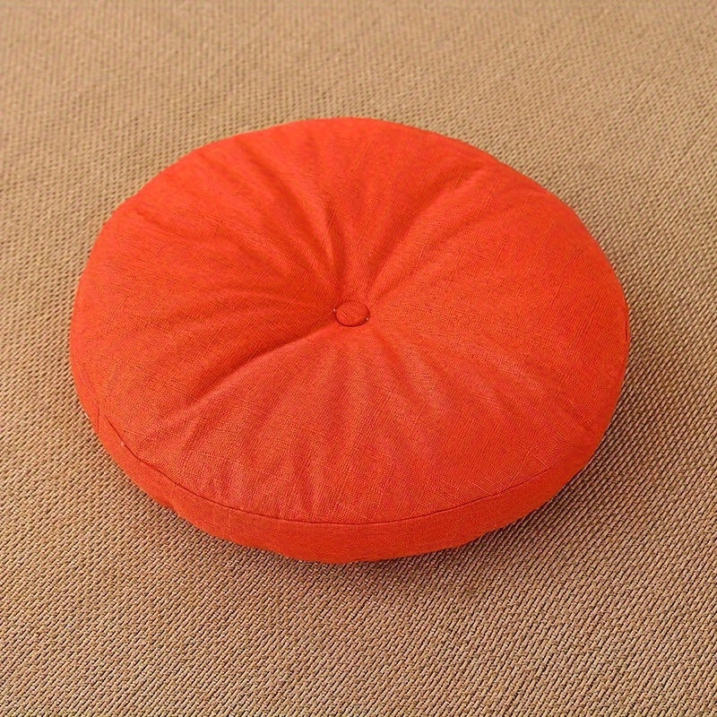 1pc, Linen Floor Cushion Japanese Style Tufted Tatami - ATSProducts