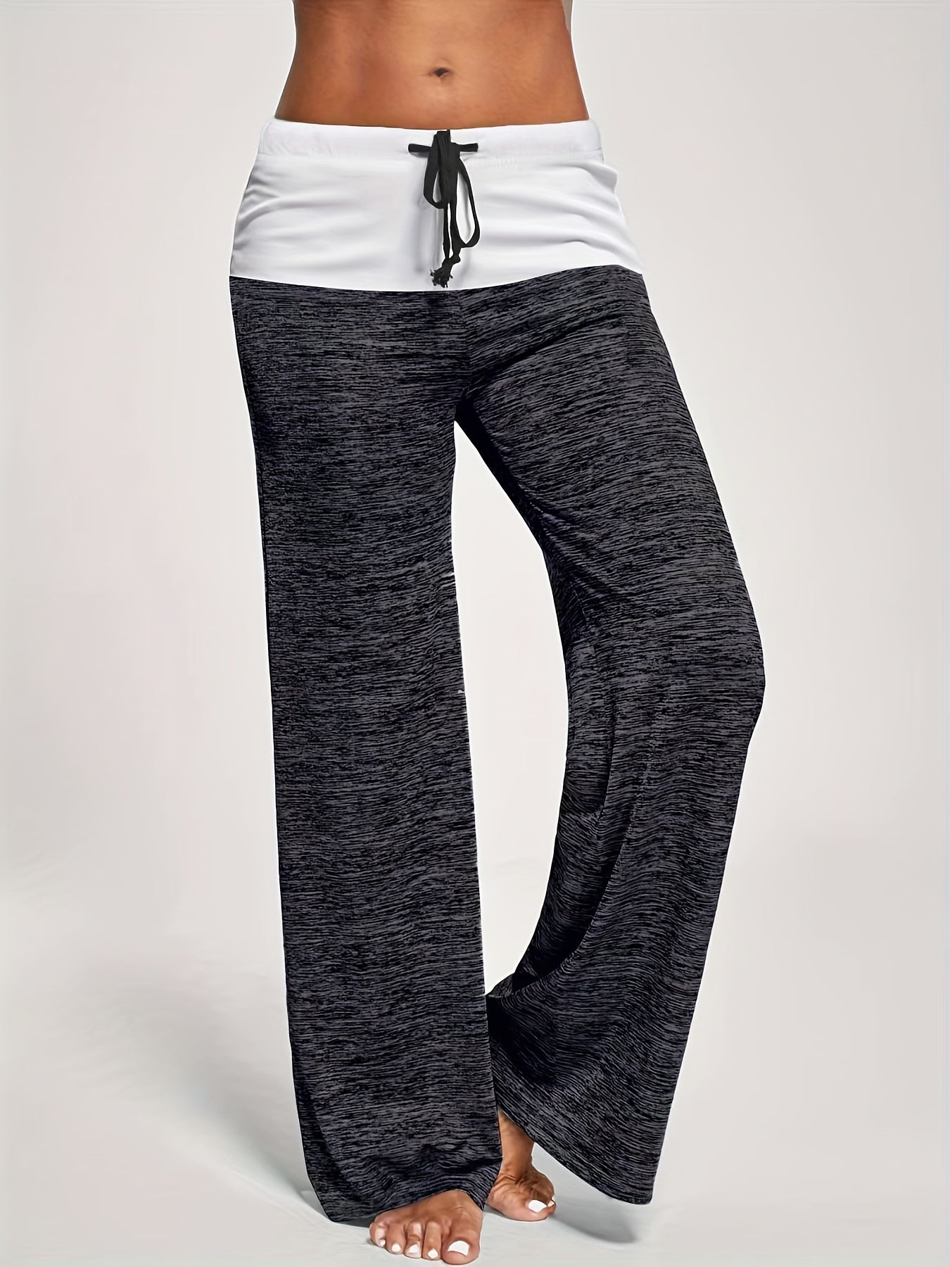 Quick-Dry Stretchy Wide-Leg Pants With Drawstring - ATSProducts